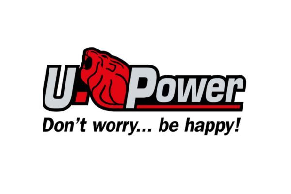 U-POWER logotipo de marca de ropa